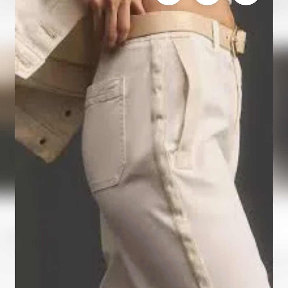 Joggers Anthropologie "Richie Slim" SZ 2 Cream